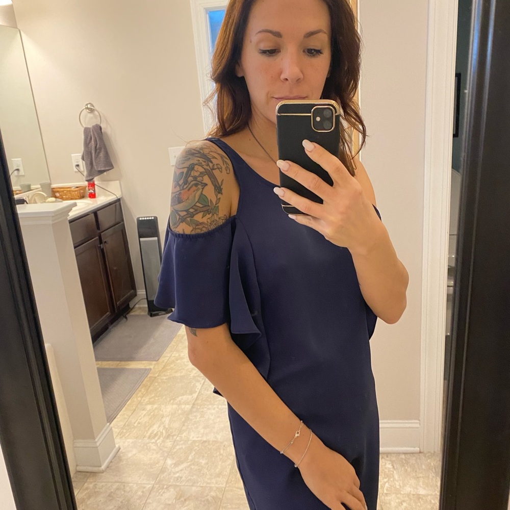 Navy blue nice dress